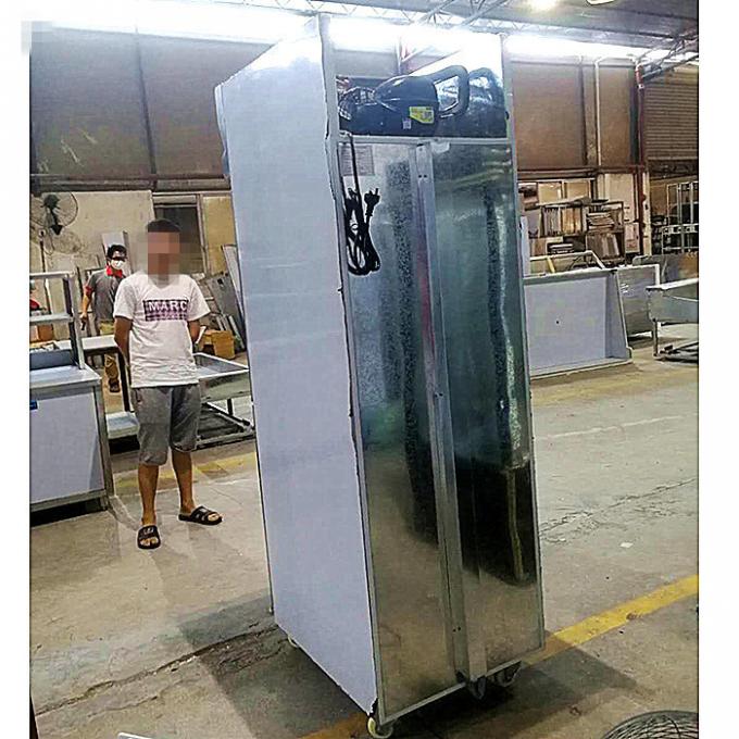 Refrigerador 201 300W ereto comercial de aço inoxidável 1